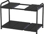 Deco Brothers Under Sink 2 Tier Expandable Shelf Organizer, Black. Fixed Price $37.46.