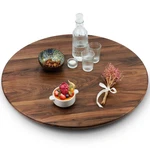 Lazy Susan Inch Black Walnut Wood Rotating Turntable Organizer LS30 Magigo. Fixed Price $365.99.