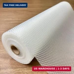 Evaland Shelf Liners For Kitchen Cabinets Non-adhesive 12" X 10 Ft Clear Drawer. Fixed Price $27.01.