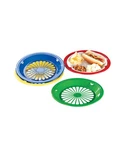 Miles Kimball Plastic Paper Plate Holders - Set Of 8 Assorted Colors. Fixed Price $20.80.