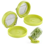 Luckyiren 2 Set Seed Sprouter Kit For Wide Mouth Jars - Germination Green. Fixed Price $23.99.