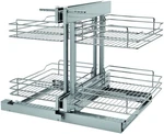 Rev-a-shelf 5PSP-15SC Classic 26-3/8" Steel Tier Pull Out Chrome. Fixed Price $728.99.