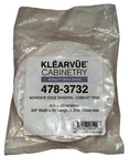* New Klearvue Cabinetry Adhesive Edge Banding Trim Brite White 35 Ft.. Fixed Price $27.48.