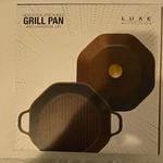 Luxe Lightweight Cast Aluminum Grill Pan With Universal Lid. Fixed Price $15.00.