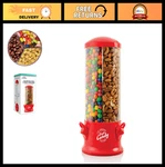 Triple Candy & Nut Dispenser Machine - 360 Rotating, Compartment Treats Fun. Fixed Price $49.99.