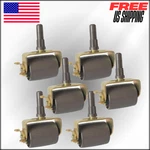 Steel Stem Bed Frame Wheels Casters Rollers With Plastic Inserts, 6 Locking Set. Fixed Price $28.12.