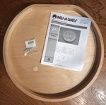 Rev-a-shelf LD-4BW-201-20SBS, Lazy Daisy Banded Wood 20", Maple. Fixed Price $64.87.