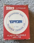 Tattler Canning Lids And Rings 11 Reusable Regular Mouth Made. Fixed Price $23.00.