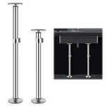 Snowtaros Undermount Sink Brackets, Stainless 17.7"-31.1" (45-79 Cm), Silver. Fixed Price $59.02.