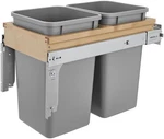 Rev-a-shelf 4WCTM-15BBSCDM2 Wood Classics 12"W Top Mount Double Silver. Fixed Price $179.99.