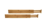 Lipper International Bamboo Kitchen Drawer Dividers, Set Of 2,RACKS & Holders. Fixed Price $40.70.