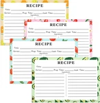72 Blank Recipe Cards For Bridal Shower And Wedding - 4X6 Double Sided, Fruit. Fixed Price $11.43.