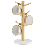 Mug Holder Tree Coffee Cup Stand With 6 Hooks Home Storage Natural White. Fixed Price $18.79.