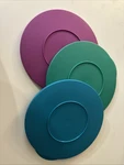 Tupperware Purple/blue/green Replacement Lids Only 3092B-2 3092B-1 Q54. Fixed Price $45.00.