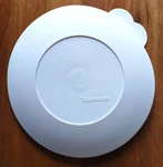 Tupperware 2605B-1 Replacement Lid Round White Domed Handle Tab Rare Clean Vtg. Fixed Price $14.83.