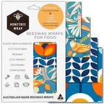 Beeswax Wraps For Food - The Kitchen Collection Organic 4 Pack (s, M, L, Xl). Fixed Price $40.49.