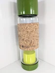 Full Circle Fusion Tea Time Japan Glass Water Bottle Bpa Free Travel Green. Fixed Price $28.00.