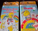 Vintage 2003 Rainbow Bright Party Birthday Invitations And Thank You Cards New. Fixed Price $16.99.