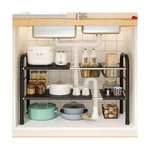 Expandable Under Sink Organizer, Tier Shelf With 2... Usa Fast Ship. Fixed Price $42.48.