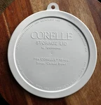 Vintage Corelle Storage Lid White 418-PC Oz For Soup Cereal Bowl. Fixed Price $6.99.