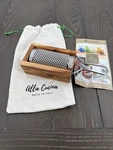 Alla Cucina Italian Olive Wood Box Grater, Brand New. Fixed Price $20.00.