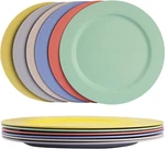 Greenandlife 10INCH/6PCS Dishwasher & Microwave Safe Wheat Straw Plates. Fixed Price $24.54.
