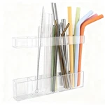 Colormz Acrylic Straw Holder For Cabinet Door - Large, Transparent Clear. Fixed Price $9.99.