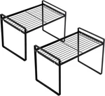 Shantton 2PK Kitchen Cabinet Shelf Counter Organizer Rack Pantry Storage Bathroo. Fixed Price $6.99.