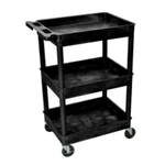 Luxor STC111 Three Shelf Utility Tub Cart, 18 24 In.. Fixed Price $164.13.