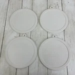 Lot Of Corelle Storage Lids Fits Oz Soup Cereal Bowl 418-PC White Plastic. Fixed Price $11.69.