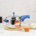 Wonderchef Nigella Stainless Steel Outer Lid Pressure Cooker, 5 Quarts. Fixed Price $52.99.