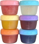 6 Pack Salad Dressing Containers To GO,2.7 Oz Small Sauce With Lid.... Fixed Price $10.49.