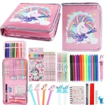 Fruit Scented Markers Set 44 Pcs Filled Stationery With Unicorn Pen... Fast Ship. Fixed Price $32.99.