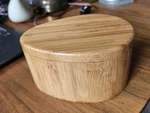 Totally Bamboo Keeper X 3.5" Salt/pepper Bowl, Cellar Sliding. Fixed Price $12.00.