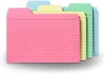 Find It Tabbed Index Cards 4X6 Inch Assorted Colors 48 Pack (FT07218). Fixed Price $15.13.