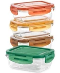 Martha Stewart Collection Glass Food Containers, Set Of 4, New. Fixed Price $24.99.