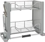 24" Heavy Duty Pull Down Shelf Organizer Kitchen & Bathroom Cabinets. Fixed Price $1109.99.