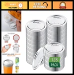 128-COUNT Regular Mouth Canning Split-type Metal Mason Jar Lids, Airtight. Fixed Price $44.99.