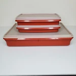 Tupperware Rectangular Containers With Lids Lot Of 816-18 And 290-3. Fixed Price $17.96.