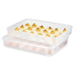 Sorbus Containers With Lids Clear Deviled Tray (set Of 2, Holds 48 Eggs). Fixed Price $42.99.
