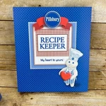 Pillsbury Doughboy Recipe Keeper Deluxe Binder With Magnet Unused Missing. Fixed Price $14.99.