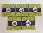 Lot Of 5 Michaels Notecards With Envelopes Cherries Flowers (6 Pcs Ea) 30. Fixed Price $9.99.