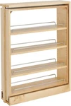 Rev-a-shelf 432-BFBBSC-6C 6-INCH Base Filler Soft Close Pullout Organizer, Maple. Fixed Price $345.99.