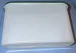 Tupperware Modular Oval Container 2401A And Green Lid 2402A. Fixed Price $17.16.