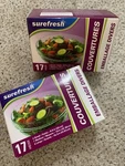 2 Packages Food Covers By Surefresh, Box Of 17 Variety Pack, Brand New!. Fixed Price $6.99.