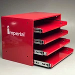 Imperial Steel Equipment Rack 21.25"X15.5"X12.5" Red 310B-17-S1181. Fixed Price $78.40.