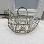 Vintage Chicken Wire Egg Holder Basket. Fixed Price $14.99.