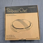 Pampered Chef Deep Dish Baker Lid 1391 Stoneware Cream Color & Serve. Fixed Price $9.99.