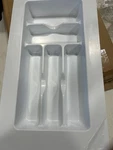 Rev-a-shelf Polymer Trim-to-fit Glossy Drawer Insert Cutlery Organizer. Fixed Price $17.01.