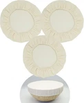 3 Pack Sourdough Bowl Cover, Organic Reusable Cloth Xl, Off-white. Fixed Price $13.79.